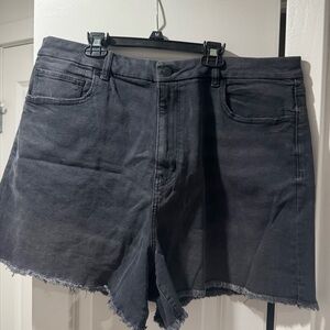 American Eagle Outfitters Dark Gray Jean Shorts